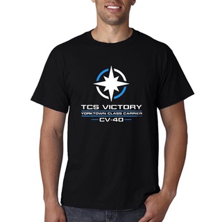 เสื้อยืดผ้าฝ้ายพิมพ์ลายคลาสสิก เสื้อยืด พิมพ์ลาย Commander TCS Victory สําหรับผู้ชาย และผู้หญิง