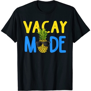เสื้อยืดโอเวอร์ไซส์เสื้อยืด ผ้าฝ้าย พิมพ์ลายสับปะรด เหมาะกับเดินชายหาด แฟชั่นสําหรับครอบครัว ผู้ชายS-5XL
