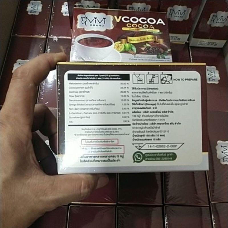 ภาพสินค้าวีโกโก้ Vcocoa by vivi ลดน้ำหนักสุขภาพดี จากร้าน napink.phanlan บน Shopee ภาพที่ 3