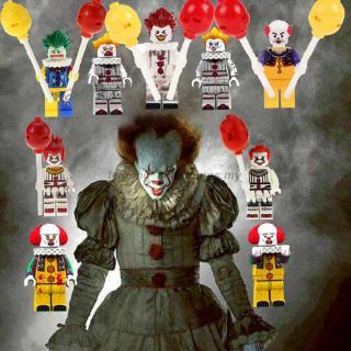 ของเล่นตัวต่อฟิกเกอร์ Leging Minifigures Stephen Kings It Pennywise Jason Voorhees Terror เหมาะกับของขวัญฮาโลวีน