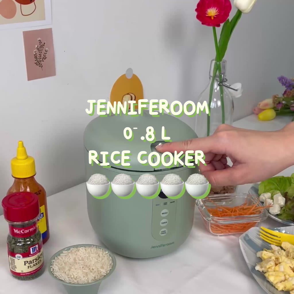 Jenniferoom หม้อหุงข้าวไฟฟ้า Macaron Rice Cooker ความจุ 0.8 L. รุ่น ...
