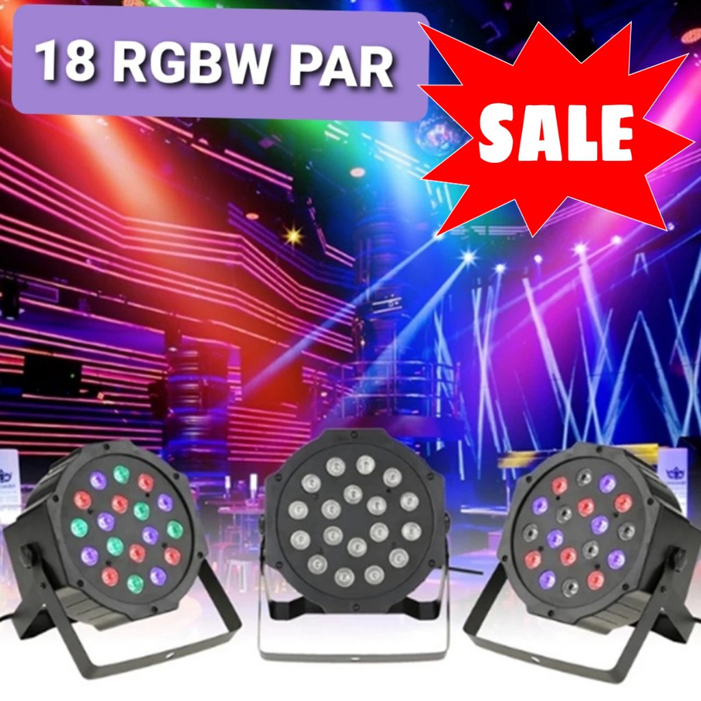 ไฟพาร์ 18 LED ไฟปาร์ตี้ ไฟเธค ไฟเทค ไฟหลากสี ไฟงานเลี้ยง PAR 18 LED ...