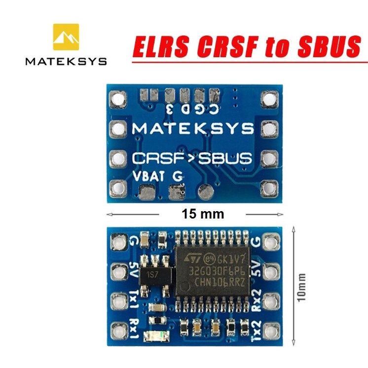MATEK ELRS CRSF TO SBUS CONVERTER บอร์ดแปลงสัญญาณ SBUSเป็น Crossfire ...