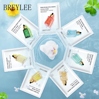 [จัดส่งไว]BREYLEE มาส์กหน้า มาสก์คอลลาเจน มาส์กรักษาสิว วิตามินซี ไวท์เทนนิ่ง บํารุงผิว เรตินอล ทอง 24K Facial Mask