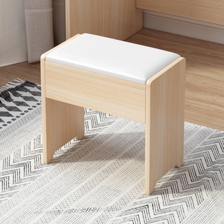 XIN LAN YA SHE สตูลแต่งหน้า Nordic Simple Dressing Table เก้าอี้ห้องนอนในครัวเรือนขนาดเล็กสตูล Modern Minimalist Creative Dressing สตูล