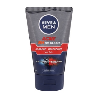 Nivea Men Acne Oil Clear Mud Foam 100 g.
นีเวีย เมน แอคเน่ ออยล์ เคลียร์ มัด โฟม 100 กรัม