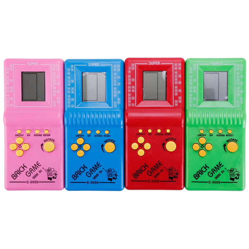 ภาพหน้าปกสินค้าเกม LCD คลาสสิกวินเทจ Tetris Brick Handheld Arcade Pocket Toys จากร้าน hotwind.th บน Shopee