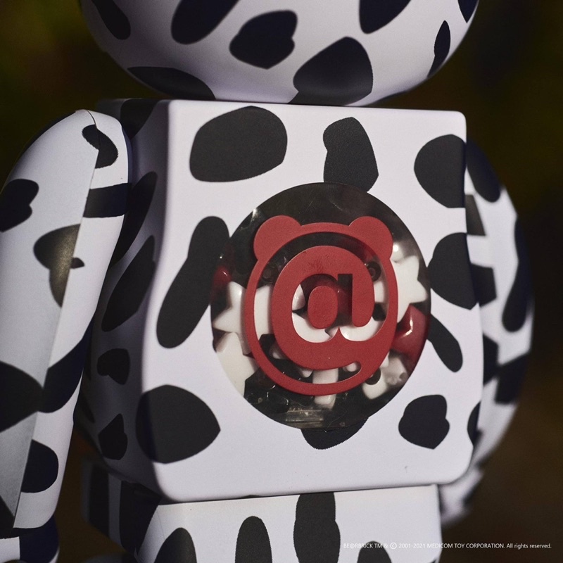 พร้อมส่ง ของแท้100%) BE@RBRICK atmos Dalmatian 100% 400