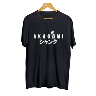 เสื้อยืด พิมพ์ลายอนิเมะ ONE PIECE Akagami สไตล์ญี่ปุ่น สําหรับผู้ชาย และผู้หญิง