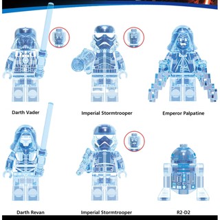 เลโก้ บล๊อค ตัวต่อ Star Wars Holographic (SET 6 PCS) ไม่มีกล่อง POC0124