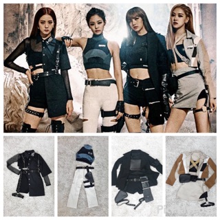 Babygaga ชุดเด็ก ชุดเต้น ชุดแบล็คพิงค์ จีซู เจนนี่ ลิซ่า โรเซ่ Blackpink Kill this Love Children Cosplay Costume