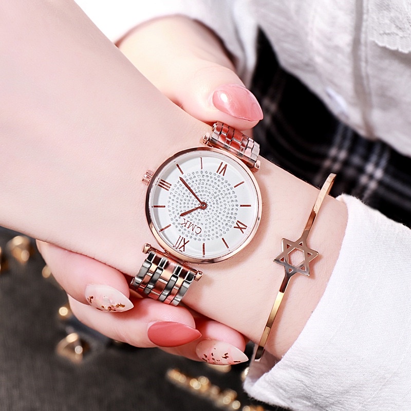 นาฬิกาเเฟชั่น-นาฬิกาข้อมือผู้หญิง-สุดหรู-ดีไซน์เรียบหรู-ดูแพงสุดๆ-ใส่ได้ทุกโอกาส-ซื้อใช้เองก็ปัง-ซื้อฝากก็ได้จ้า
