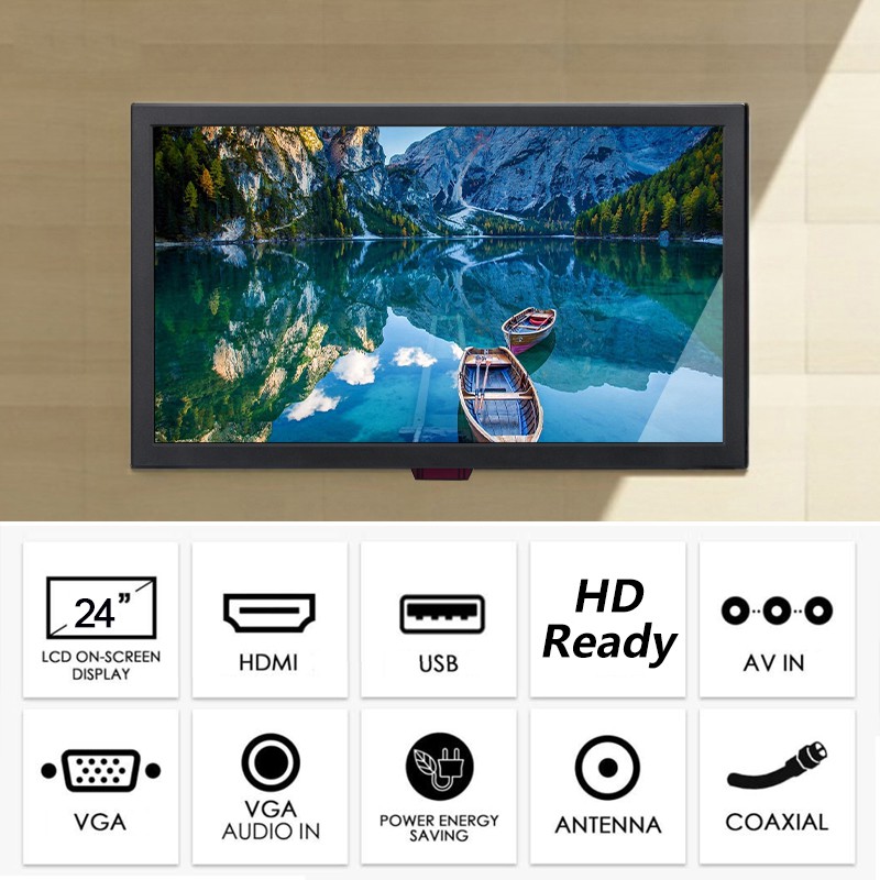ภาพสินค้าWEYON ทีวี 24นิ้ว มัลติฟังก์ชั่ HD Ready LED TV (รุ่น W24-2ทีวีจอแบน) 24'' โทรทัศน์ ทีวี จากร้าน gtsuperstore บน Shopee ภาพที่ 3