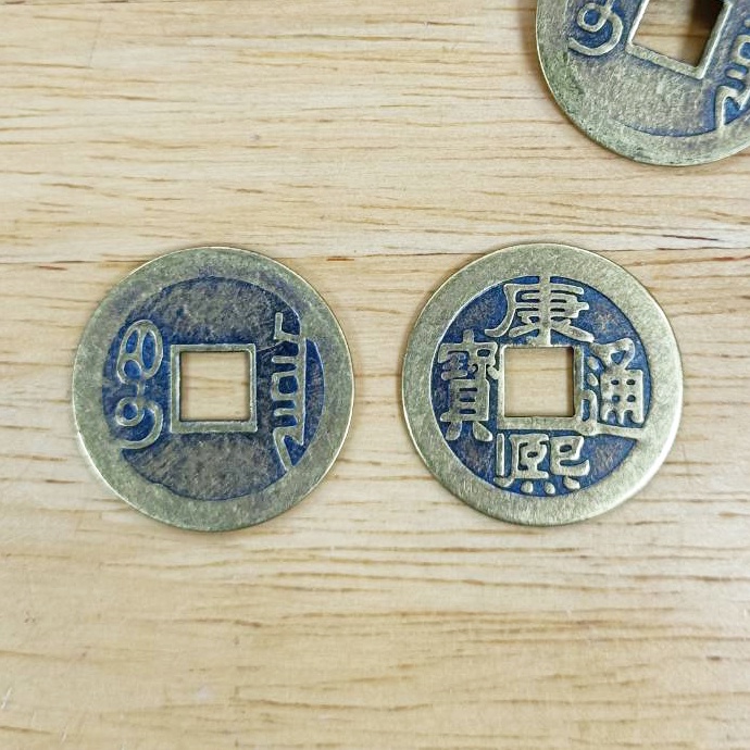 ภาพสินค้าเหรียญนำโชค เงินทองไหลมาเทมา เหรียญจีน เหรียญอี้จิง เหรียญเก่าจีน เหรียญจีนโบราณ ปรับฮวงจุ้ย ของมงคล เหรียญ ของนำโชค ZX จากร้าน realwoodpc บน Shopee ภาพที่ 3