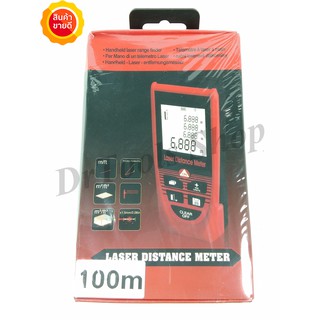 วัดระยะทางเลเซอร์ 100 เมตร Laser Distance Measure หาพิกัดเครื่องวัดเครื่องวัดระยะ 100 เมตร (131 ฟุต) #0128