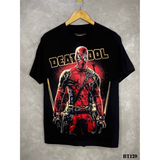 Deadpoolเสื้อยืดสีดำสกรีนลายBT120