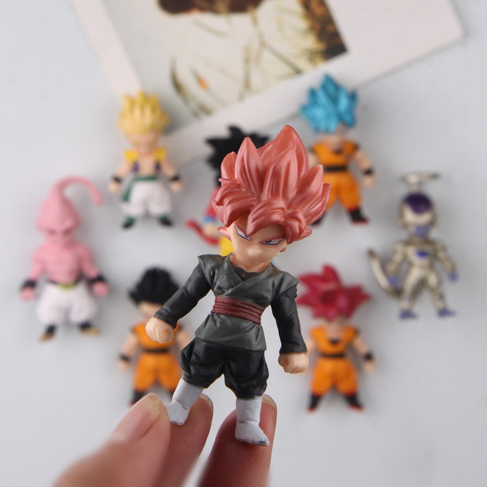 8-ชิ้น-แม่เหล็กติดตู้เย็น-dragon-ball-goku-super-saiyan-3d-magnet-decoration