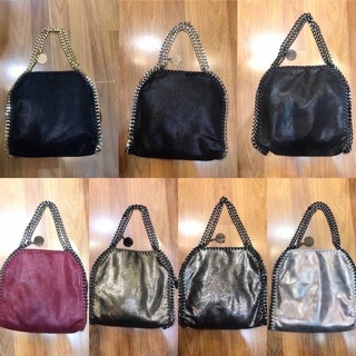 STELLA 10” รุ่น Falabella Shaggy Deer Fold Tiny Tote.  มีสายโซ่ยาว 1 เส้น