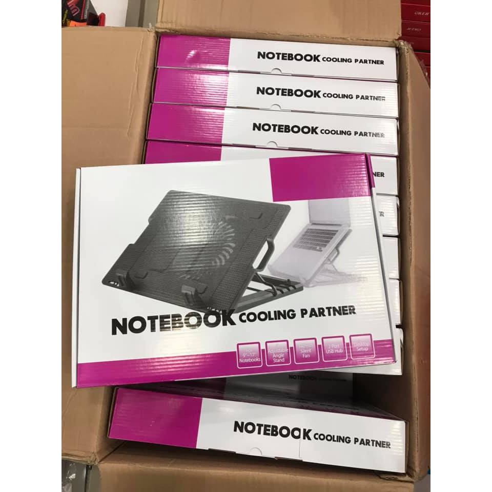 ส่งจากไทย-พัดลมรอง-โน๊ตบุ๊ค-สำหรับระบายความร้อน-และ-ปรับตั้งได้-notebook-cooling-partner-พร้อมส่ง