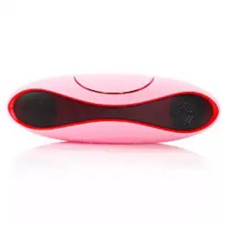 Saleup Bluetooth Speaker Rukby ลำโพงบลูทูธ เล่น SD Card ได้ รับโทรศัพท์ได้ (Pink)