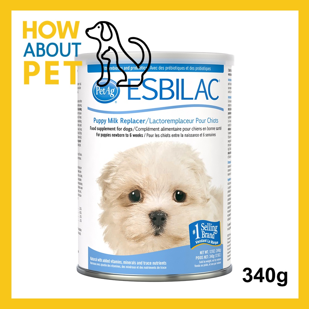 [340g] Esbilac Puppy Milk Replacer Powder For Newborn Puppies to 6