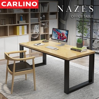ภาพหน้าปกสินค้าพร้อมส่ง !! CARLINO: โต๊ะ  โต๊ะไม้ ไม้ยางพารา โต๊ะรับประทานอาหาร Nazis Sturdy Solid Wood Table ที่เกี่ยวข้อง