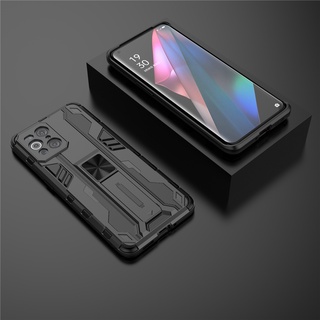 For OPPO Find X3 Pro Phone Case Hard Armor Shockproof Casing Soft Back Magnetic Bracket Back Cover