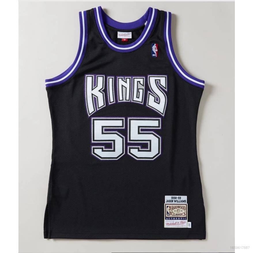 เสื้อกีฬาแขนกุด ลายทีม BKB 2000-01 NBA Jersey Sacramento Kings No.55 ...