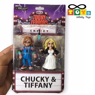 NECA - Toony Terrors Collection Bride of Chucky  Model Chucky &Tiffany โมเดล ชัคกี้ & ทิฟฟานี่ ขนาด6