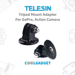 [ส่งใน🇹🇭]Telesin Tripod Mount Adapter มีรูนส็อต 1/4 สำหรับติดขาตั้งกล้อง GoPro หรือ Action Camera