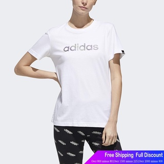 Adidasเสื้อยืดแขนสั้น Adidas Womens Embroidered T-Shirt AdidasSports T-shirtmM}