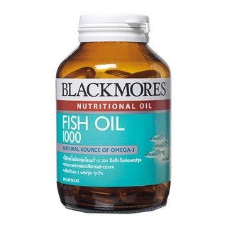 BLACKMORES FISH OIL 1000 80S ส่วนช่วยในภาวะไขมันในเลือดสูง และการลดความดันโลหิตสูง