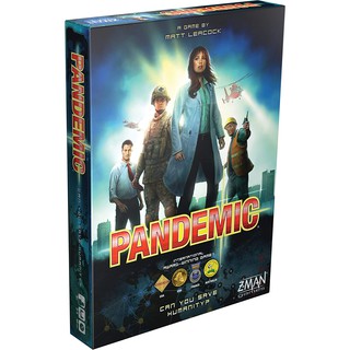 การ์ดเกม  บอร์ดเกม เกมโค่นอำนาจ ฉบับภาษาอังกฤษ PANDEMIC Board Game
