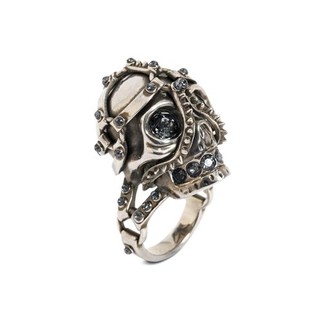 ปกติ 16500 เหลือ 8000 Alexander McQueen Womens Metallic Harness Skull Ring