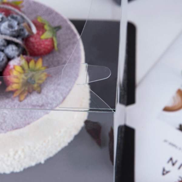 ภาพสินค้า(AK)กล่องเค้ก กล่องเค้กใสทรงเหลี่ยม กล่องเค้กใสทรงสูง กล่องใส่เค้ก กล่องเค้กปอนด์ สีทอง สีเงิน สีดำ สีขาว 1 ใบ จากร้าน sriphattha บน Shopee ภาพที่ 2