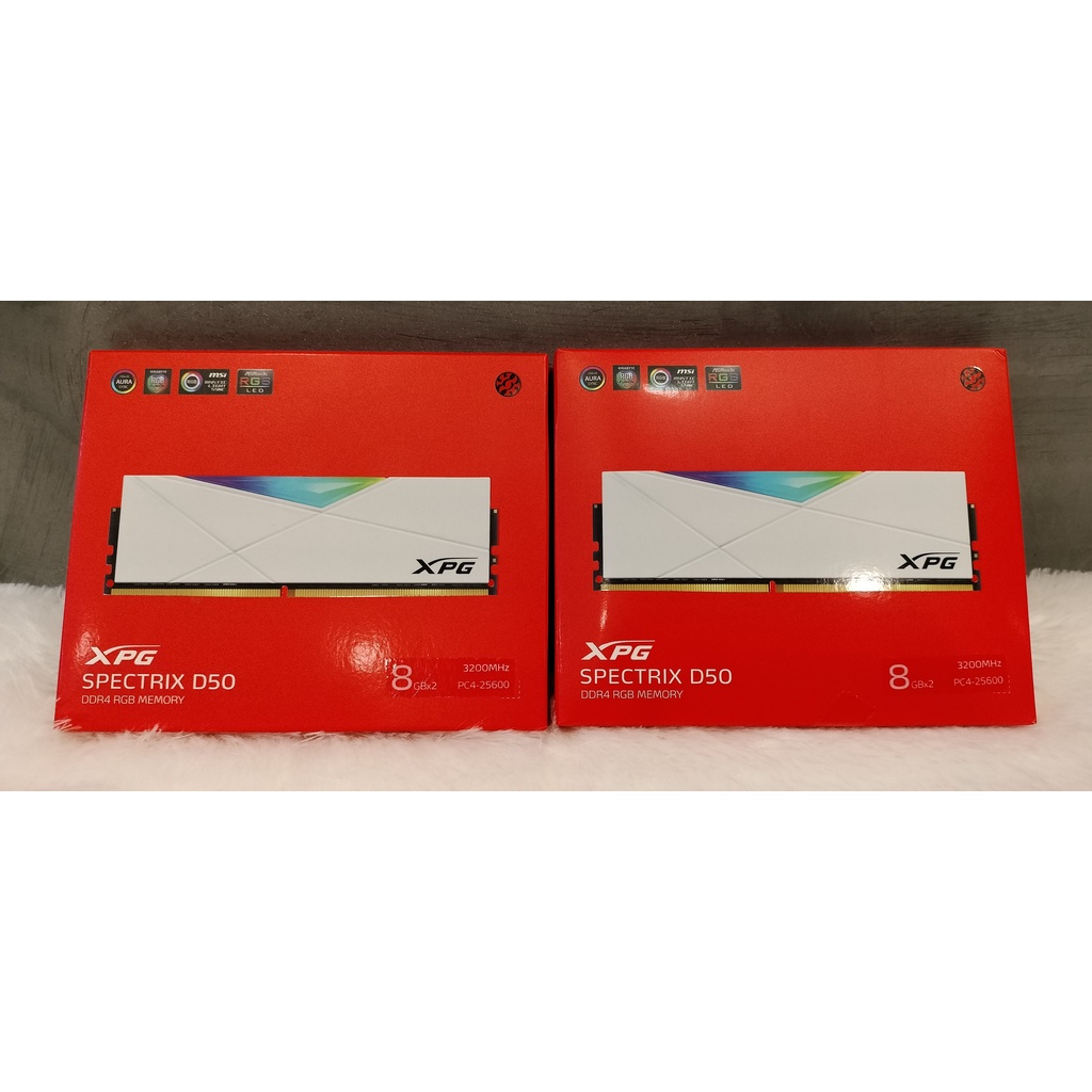 XPG SPECTRIX D50 RGB DDR4 BUS-3200 8X2 16G | Shopee Thailand