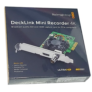 Blackmagic Design DeckLink Mini Recorder 4K - SDI and HDMI PCIe Capture Card