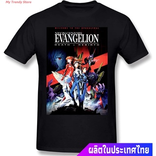 My Trendy Store อีวานเกเลียนเสื้อยืดแขนสั้น Taozhezheluozi Neon Genesis Evangelion T-Shirt Mens Short Sleeve Tee Novel