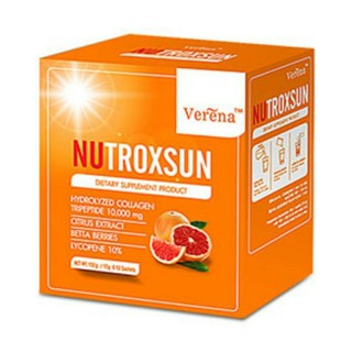 ภาพหน้าปกสินค้าVerena Nutroxsun เวอรีน่านูทรอกซัน คอลลาเจนเกรดพรีเมี่ยม ที่จะช่วยฟื้นฟูผิวเสีย บำรุงผิวสวยขาวกระจ่างใส ที่เกี่ยวข้อง