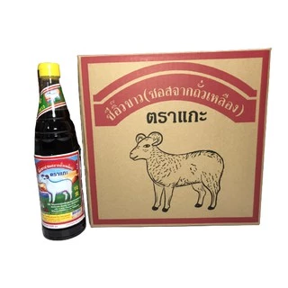 ซีอิ้วขาว ตราแกะ จ.ตรัง ยกลัง 6ขวด และ 12ขวด photo