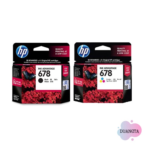 รูปภาพของHP 678 Black / Color Original Ink Cartridgeลองเช็คราคา