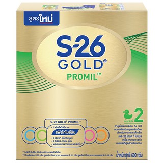 ภาพหน้าปกสินค้าS-26 Promil Gold 2 นมผง เอส 26 โปรมิลล์ โกลด์ สูตร 2 ขนาด 600 กรัม 06920 ที่เกี่ยวข้อง