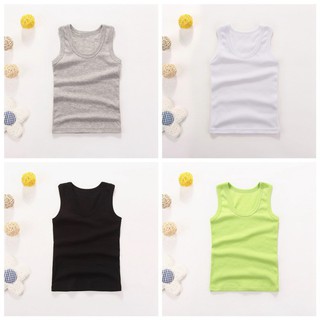 Summer Toddler Girls Sleeveless Vest Solid Print Tops
