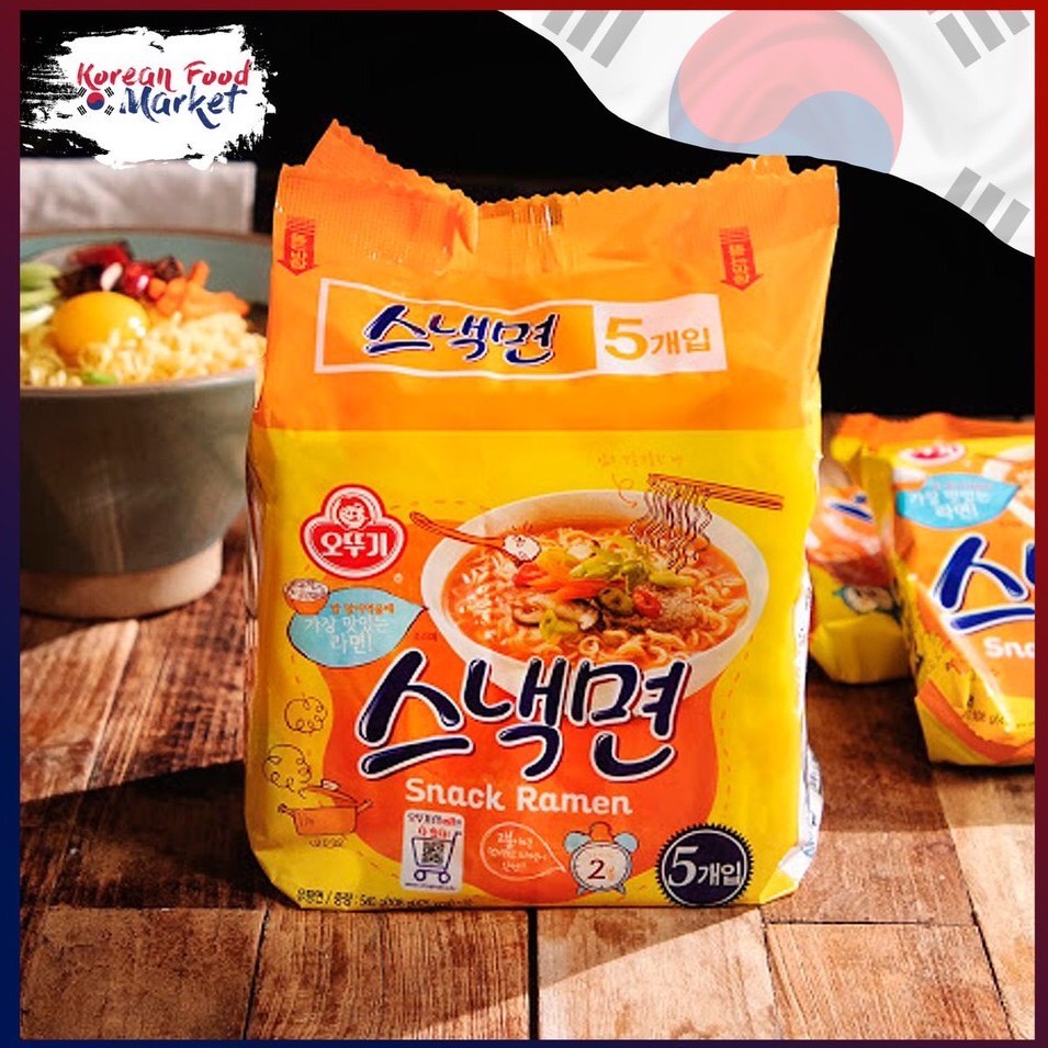ottogi snack ramen มาม่าเกาหลี บะหมี่กึ่งสำเร็จรูปสแน็กรามยอน (오뚜끼 스낵면 ...