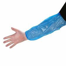 ปลอกแขน-ถุงพลาสติกหุ้มแขน-ปลอกแขนพลาสติก100-คู่-แพ็ค-ถุงคลุมแขน-ผลิตในไทย-ขายส่ง-คุณภาพดีมาก-หนา-0-3