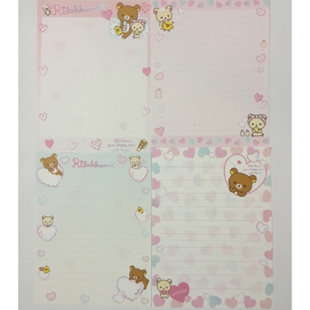 กระดาษโน๊ตแบ่งขาย-rilakkuma