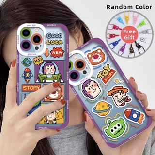 เคสซิลิโคนนิ่ม ลายอนิเมะ Toy Story สําหรับ iPhone 13 Pro Max 11 12 lphone 7 8 SE 2020