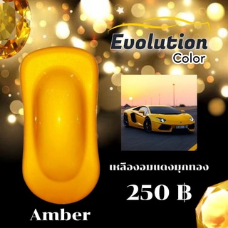 แต่งรถ สเปรย์​สีเหลือง​เหลือง amber หรืออำพัน สีสวยโดดเด่นเรียกทุกสายตา Evolutioncolor​