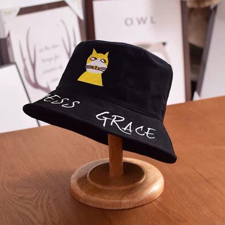 ภาพขนาดย่อของภาพหน้าปกสินค้าหมวกบักเก็ต (ปักแมว ARTLESS GRACE) D005 จากร้าน hatsshop1 บน Shopee ภาพที่ 4