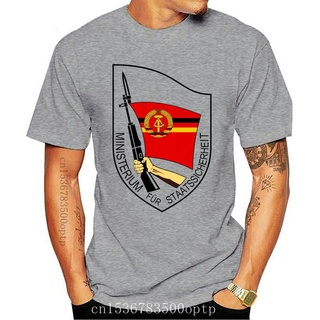 T-shirt  เสื้อยืด พิมพ์ลาย Stasi Ministry State Security GDR DDR East Germany สําหรับผู้ชาย และผู้หญิงS-5XL